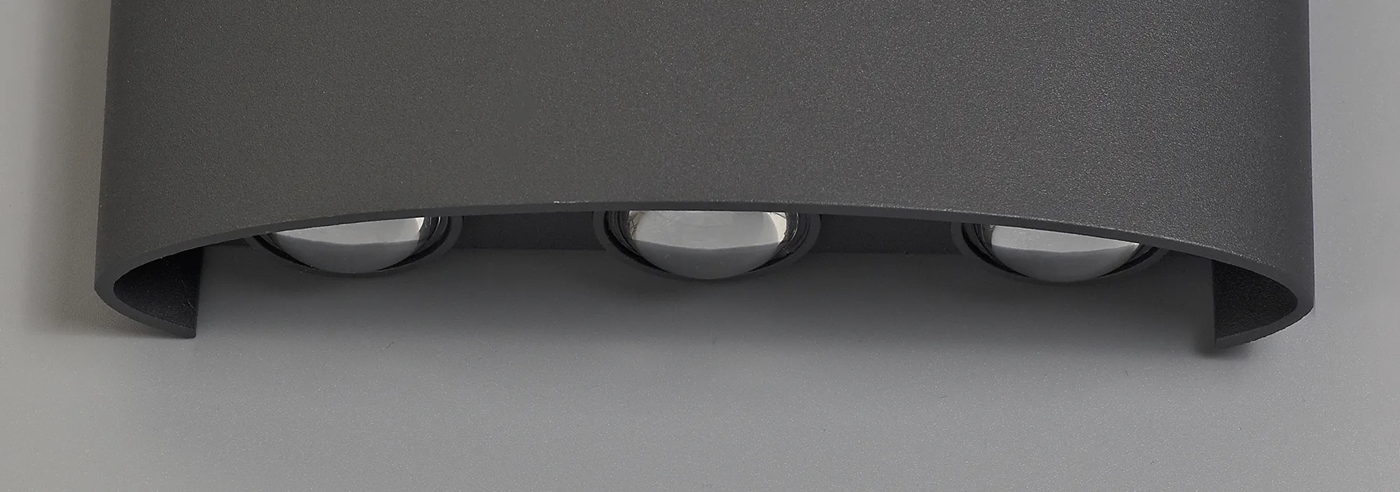 Leoni Wall Light 6W LED IP54 Anthracite D0451  Deco Leoni